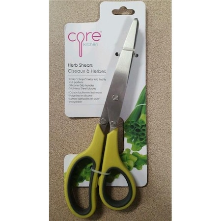 Core Home Core Home 220756 Kitchen Herb Scissors; Lime Green 220756